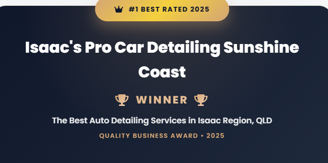 sunshine coast best detailer business award